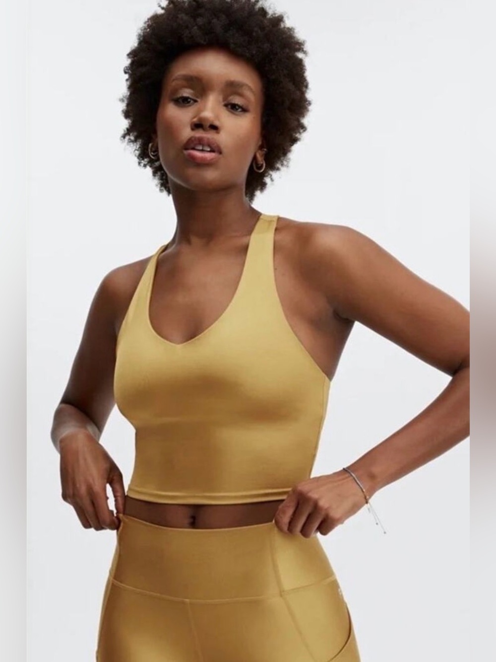 Fabletics Averie Shine Built-In Bra Tank NWOT